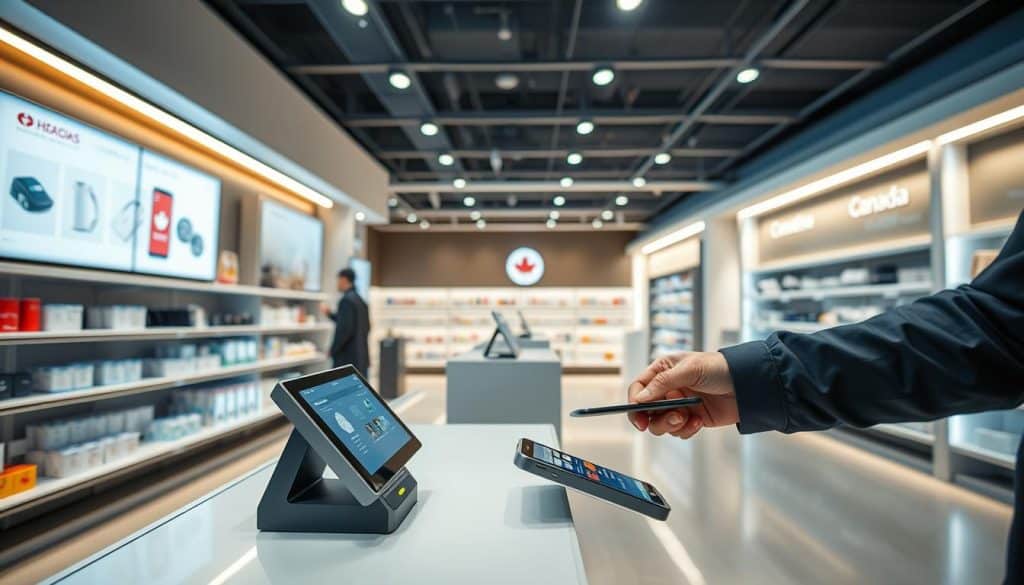 contactless payments technology in Canadian e-commerce