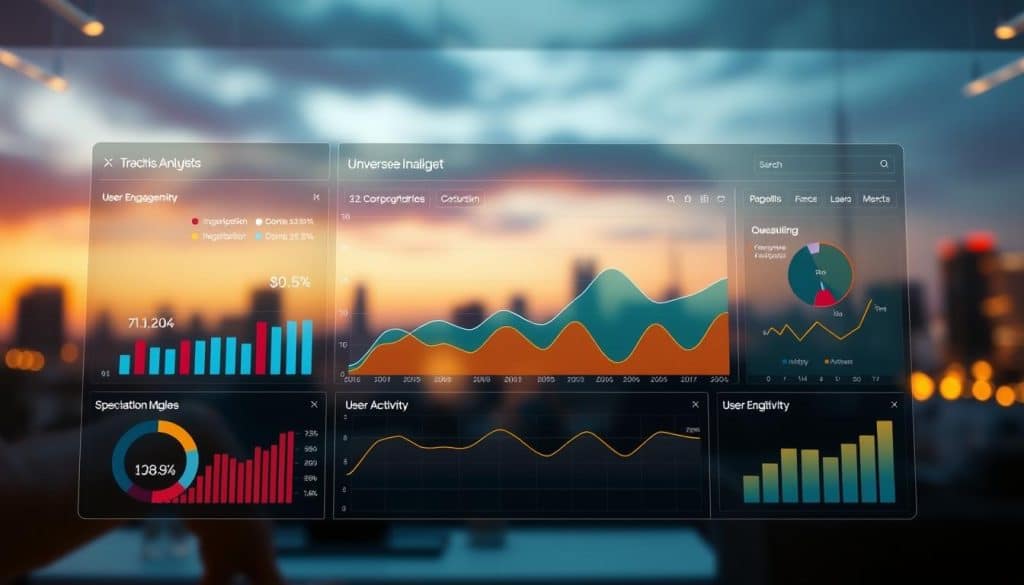 predictive analytics dashboard showing customer engagement metrics